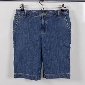 Liz Claiborne Denim Petite Bermuda Shorts
